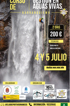 CURSO GESTIÓN AGUAS VIVAS EN BARRANQUISMO