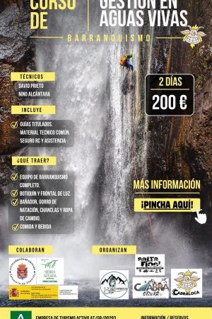 CURSO GESTIÓN AGUAS VIVAS EN BARRANQUISMO